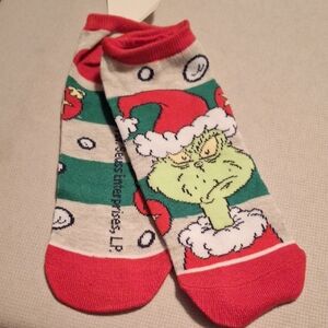 Dr. Seuss Grinch Socks - Ankle